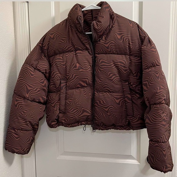 Brown H&M Puffer Jacket - Picture 1 of 4